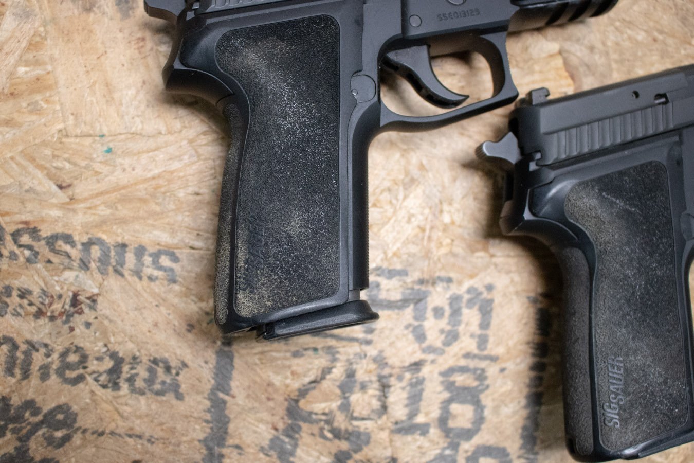 SIG SAUER P229R 9mm DA/SA Police Trade-In Pistols (Fair Condition)